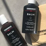 Balm Leather Care - ciemnobrązowy balsam na bazie wosku do pielęgnacji skór gładkich, czyszczący i odżywiający materiał.