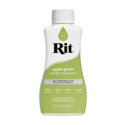 uniwersalny zielone jabłko barwnik do tkanin i innych powierzchni w formie płynnej RIT DYE  Emerald
