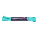 Wytrzymałe okrągłe sznurowadła woskowane cyjan