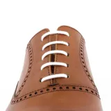 Wytrzymałe cienkie białe sznurowadła okrągłe