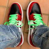 Neonowe zielone sznurowadła Lace Lab. Sznurówki do customizacji sneakersów - nike, off-white