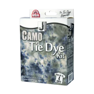 JACQUARD Camo Tie Dye Kit Olive and Black / Militarny zestaw barwników do farbowania tkanin w stylu kamuflaż