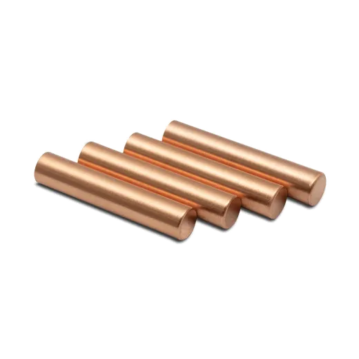 Końcówki cylindryczne różowe złoto do sznurowadeł