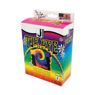 JACQUARD Funky Groovy Tie Dye Kit / Zestaw barwników do wielokolorowego farbowania tkanin