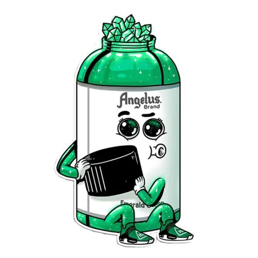 ANGELUS Sticker Emerald Green 1szt