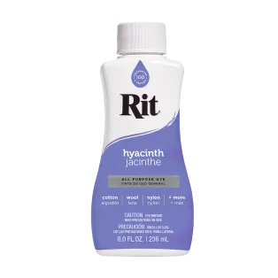 RIT DYE All-Purpose Liquid Dye 8oz HYACINTH / HIACYNT uniwersalny barwnik w płynie do tkanin i innych powierzchni