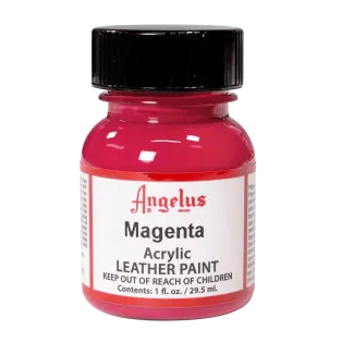 ANGELUS Acrylic Leather Paint Standard 1oz #187 MAGENTA / MADŻENTA farba akrylowa do malowania Sneakersów i Jeansu