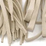 Płaskie kamiennoszare sznurowadła do butów tarrago laces 8.5mm