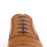 Wytrzymałe fioletowe sznurowadła woskowane