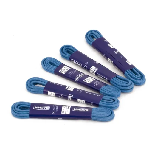 Wytrzymałe fioletowe sznurowadła okrągłe woskowane