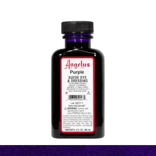 ANGELUS Suede Dye & Dressing 3oz #047 PURPLE / PURPUROWY barwnik do zamszu i nubuku