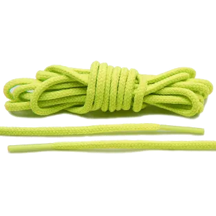 LACE LAB Roshe Laces 3mm Volt / Zielone okrągłe sznurowadła do butów