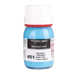 Blekitna akrylowa farba do malowania sneakersow odzieży i akcesoriów Tarrago Sneakers Paint Cyan Base 25ml