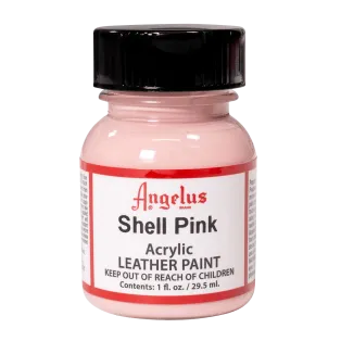 ANGELUS Acrylic Leather Paint Standard 1oz #191 SHELL PINK / RÓŻOWA farba akrylowa do malowania Sneakersów i Jeansu