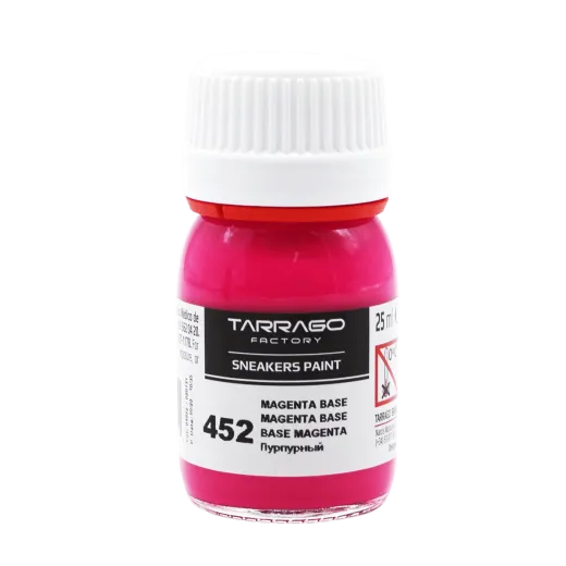 Magenta farba do rękodzieła. Custom tarrago sneakers paint mixing colors. Do malowania butów, skór, jeansu, tkanin, tekstyliów.