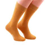 Casualowe męskie skarpety miodowe. Skarpety do trampek i butów eleganckich.