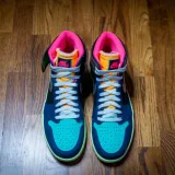 Neonowe jasno niebieskie sznurowadła Lace Lab. Sznurówki do customizacji sneakersów - nike, off-white