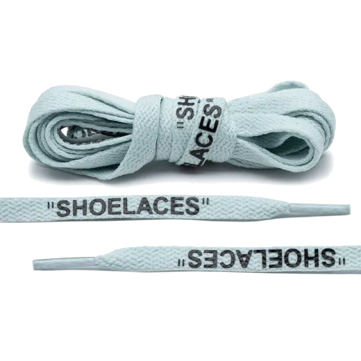 Neonowe jasno niebieskie sznurowadła Lace Lab. Sznurówki do customizacji sneakersów - nike, off-white