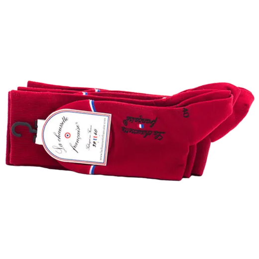 LCF Men Socks ELYSEE Rouge / Skarpety luksusowe