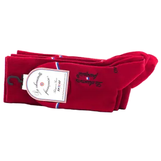LCF Men Socks ELYSEE Rouge / Skarpety luksusowe