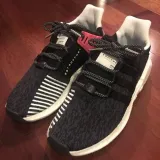 Czarne okrągłe odblaskowe sznurowadła, sznurówki, sznury do sneakersów, kicksów, Adidas NMD R1, Ultra Boost, Yeezy 350. Customizacja butów Lace Lab.