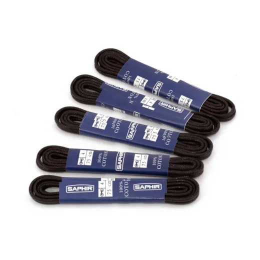 Wytrzymałe ciemno brązowe sznurowadła okrągłe woskowane