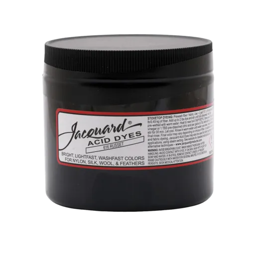 JACQUARD Acid Dye 8oz #616 RUSSET / RDZAWY barwnik kwasowy do wełny, jedwabiu i piór