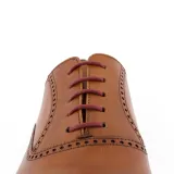 Wytrzymałe cienkie bordowe sznurowadła okrągłe