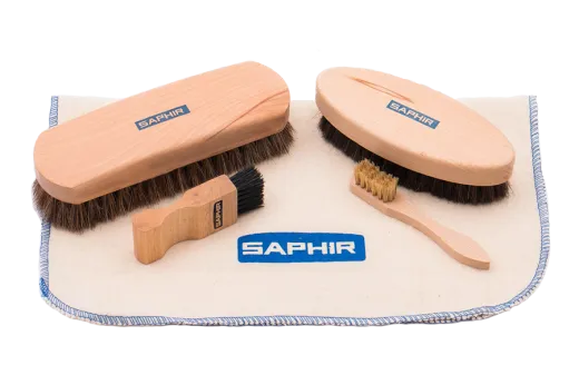 SAPHIR BDC Set Medium / Zestaw luksusowych szczotek do obuwia
