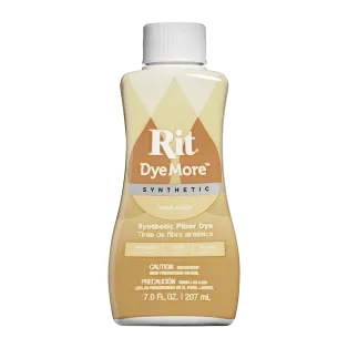 RIT DYEMORE Liquid Dye for Synthetics 7oz SAND STONE  / PIASKOWY uniwersalny barwnik w płynie do tkanin syntetycznych i mieszanek