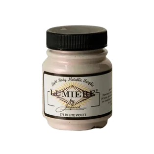 JACQUARD Lumiere Pearlescent Hi-Lite 2.25oz #575 VIOLET / Fioletowa opalizująca farba akrylowa do rękodzieła
