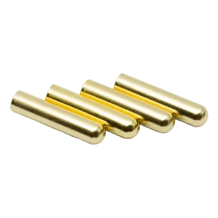 LACE LAB Bullet metal aglets gold set / Złote metalowe końcówki do sznurowadeł