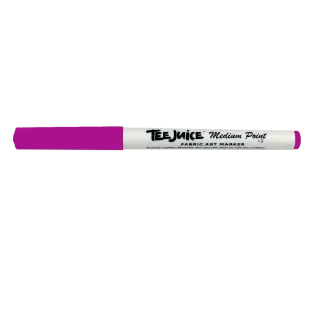 JACQUARD Tee Juice Fabric Art Marker Medium Point 1.2mm PURPLE / Fioletowy pisak do jeansu, tkanin, skór, drewna, gliny, papieru