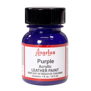 ANGELUS Acrylic Leather Paint Standard 1oz #047 PURPLE / PURPUROWA farba akrylowa do malowania Sneakersów i Jeansu