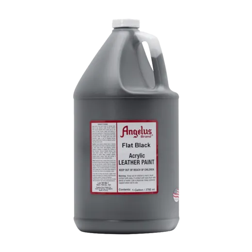 Czarna matowa farba Angelus do customizacji sneakersów i jeansu. Czarne matowe farby akrylowe do skór licowych i tkanin. Stosowane do butów, katan, toreb