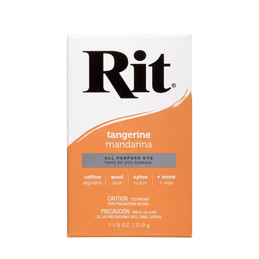 Mandarynkowy pigment do customizacji. Barwnik rit dye Tangerine do farbowania tkanin, jeansu, bawełny i innych powierzchni.