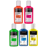 Fluorescencyjna farba do customizacji butów i jeansu. Farby świecące w ciemności do malowania sneakersów, ubrań i akcesoriów.