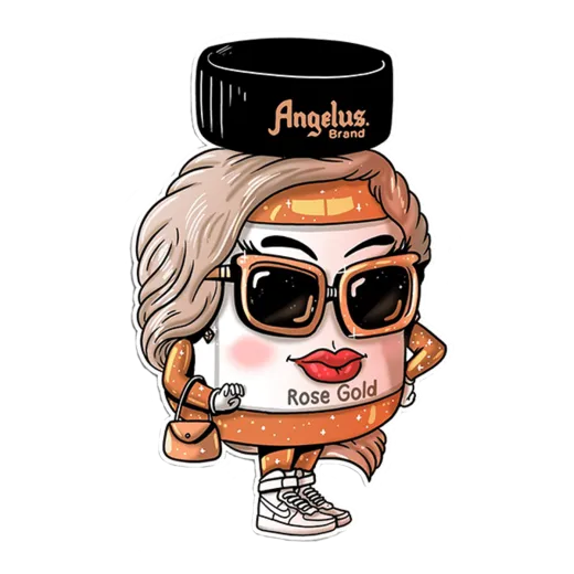 ANGELUS Sticker Rose Gold 1szt