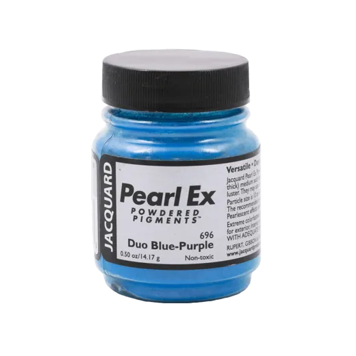 JACQUARD Pearl EX Powdered Metallic Pigments 0.5oz #696 DUO BLUE PURPLE / Niebieskofioletowe metaliczne i perłowe pigmenty w proszku do rękodzieła