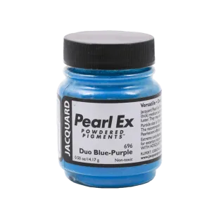 JACQUARD Pearl EX Powdered Metallic Pigments 0.5oz #696 DUO BLUE PURPLE / Niebieskofioletowe metaliczne i perłowe pigmenty w proszku do rękodzieła