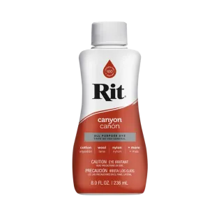 RIT DYE All-Purpose Liquid Dye 8oz CANYON / KANION uniwersalny barwnik w płynie do tkanin i innych powierzchni