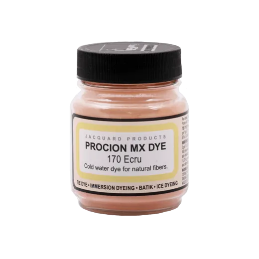 JACQUARD Procion MX Dye 0.66oz #1170 ECRU / Kremowy barwnik do tkanin z naturalnych włókien roślinnych (celulozowych)