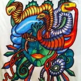 Jacquard Tee Juice Fine Point Fabric Art Zielony Marker do tworzenia ręcznie rysowanych grafik, rysunków na tkaninach, odzieży.