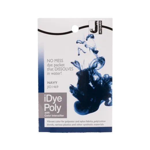 JACQUARD iDye Poly 0.49oz #1469 NAVY BLUE / GRANATOWY barwnik do poliestru, nylonu, tkanin syntetycznych i tworzyw sztucznych