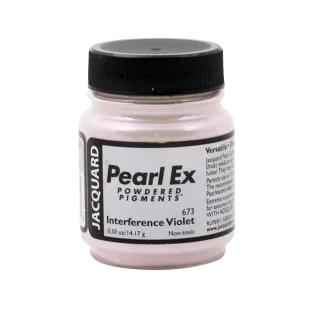 JACQUARD Pearl EX Powdered Interference Pigments 0.5oz #673 VIOLET / Fioletowy opalizujący pigment proszkowy do rękodzieła