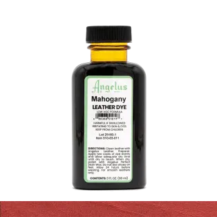 ANGELUS LOW VOC Leather Dye 3oz #011 MAHOGANY / MAHONIOWY barwnik do naturalnych skór licowych