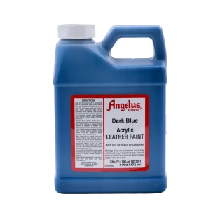 ANGELUS Acrylic Leather Paint 1-Pint #179 DARK BLUE / CIEMNONIEBIESKA farba akrylowa do malowania Sneakersów i Jeansu
