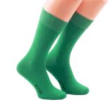 jasnozielone skarpety męskie gładkie bawełniane idealne do butów eleganckich 