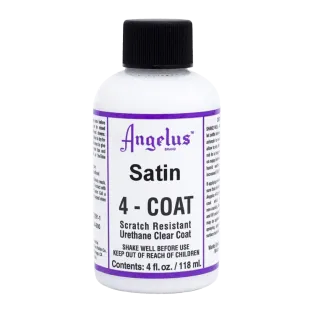 ANGELUS 4-COAT Finisher 4oz - Satin / Satynowy wykończeniowy lakier uretanowy do customizacji Sneakersów i ubrań