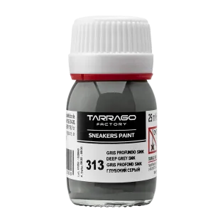 TARRAGO SNEAKERS Paint Standard Colors 25ml #313 DEEP GREY / Głębokoszara farba akrylowa do personalizacji i renowacji butów oraz jeansu